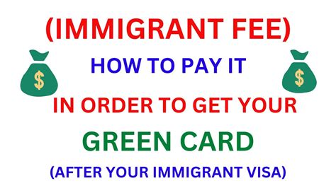 pay immigrant visa fee